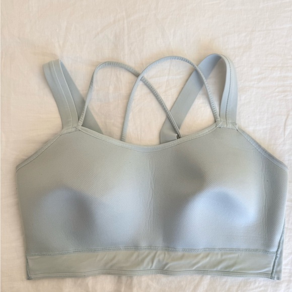 Lululemon Like a Cloud Longline Light Support sz 12, D/DD Cup Sports Bra - Mint - Picture 11 of 12